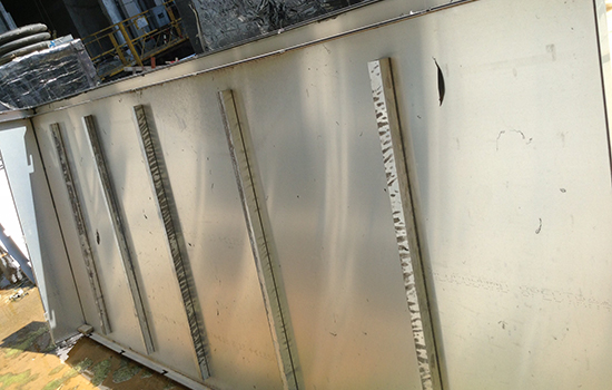 Système de mur-rideau ouvert en panneau composite d'aluminium