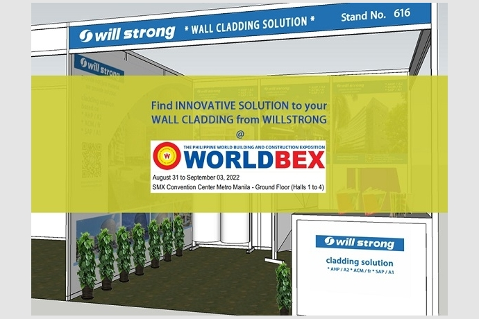 WILLSTRONG expose des solutions de façade innovantes au WORLDBEX aux Philippines